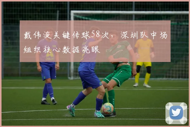 戴伟浚关键传球58次，深圳队中场组织核心数据亮眼